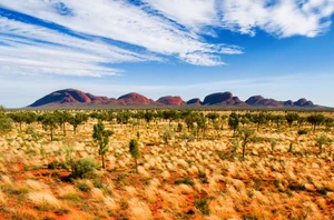 Kata Tjuta (Olgas) and Uluru