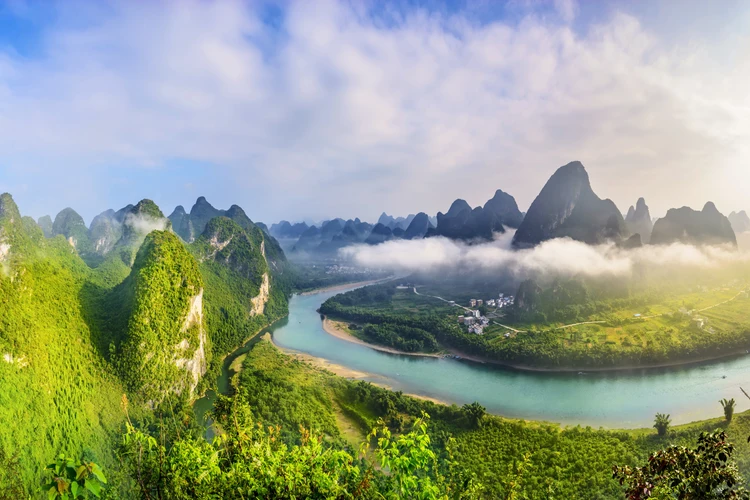 Bamboo rafting on the Li River