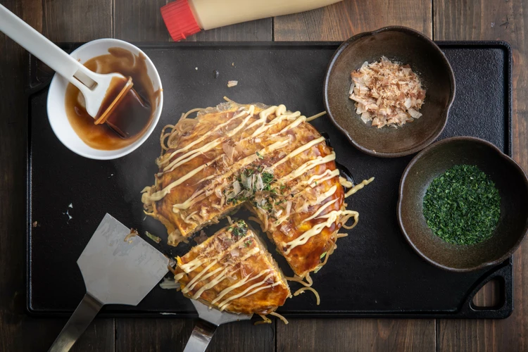 Okonomiyaki Dinner