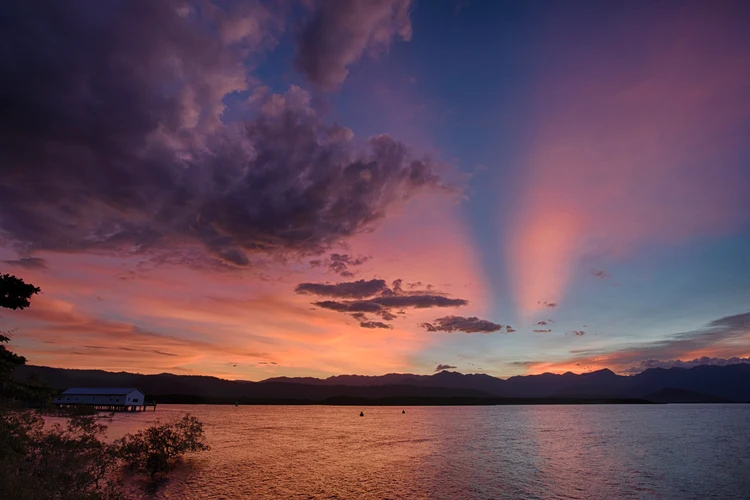 Coral Sea Sunset Sailing