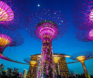 Night out at Marina Bay