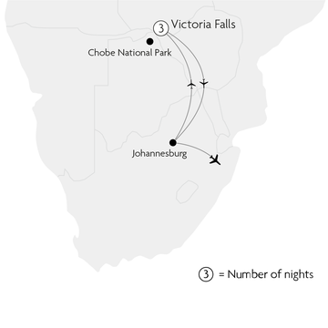 Victoria Falls Map