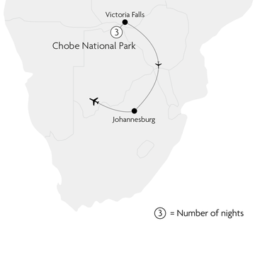 Chobe National Park Map