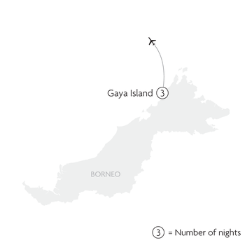 Gaya Island Map