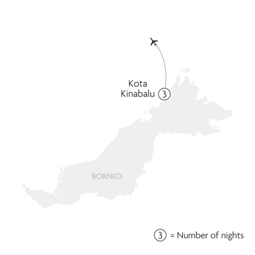 Kota Kinabalu Beach Map