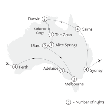 The Very Best of Australia Map