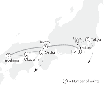 Treasures of Japan Map